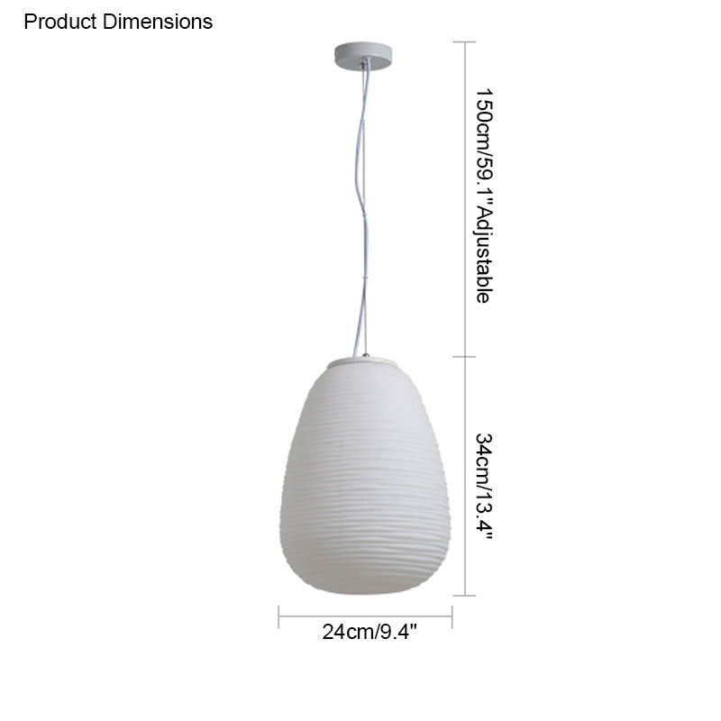 Lámpara colgante WOMO Lantern de vidrio soplado - WM2151
