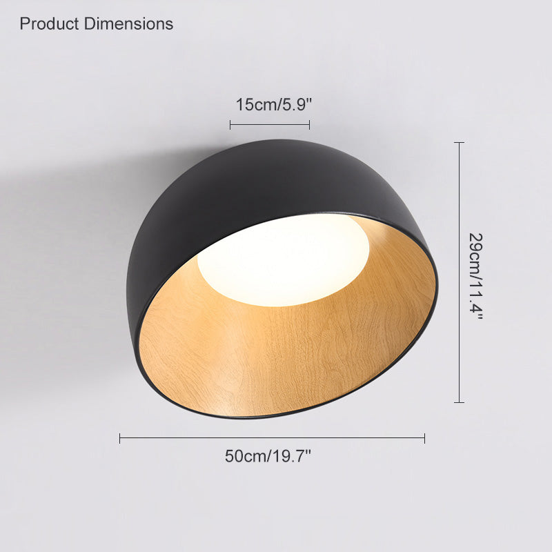 Lámpara de techo empotrable asimétrica WOMO Dome-WM1020