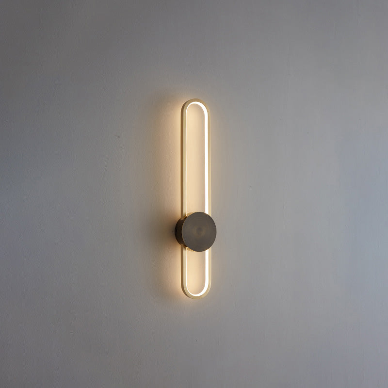 WOMO Aplique de pared LED ovalado largo - WM6032