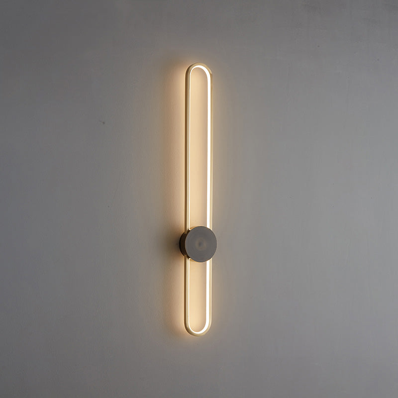 WOMO Aplique de pared LED ovalado largo - WM6032