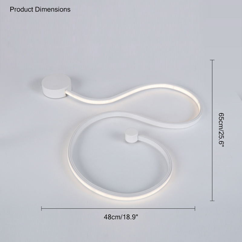 Aplique de pared LED WOMO Long Snake-WM6017