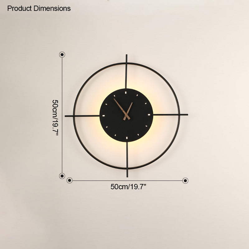 Reloj de pared WOMO con luz LED-WM6085