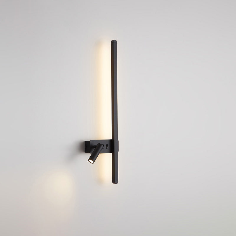 WOMO Aplique de pared lineal largo conmutable con foco - WM6068