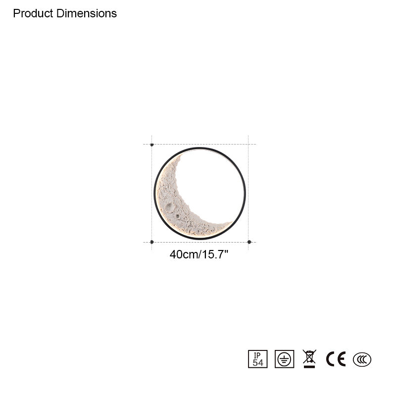 Aplique de pared WOMO Moon Accent-WM6073