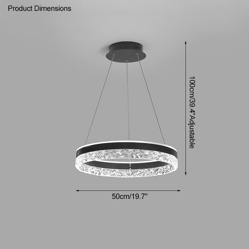 Lámpara de araña LED circular acrílica WOMO-WM2171