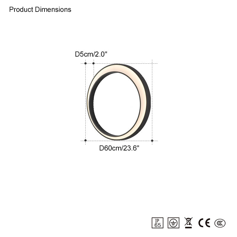 WOMO Aplique de pared para exteriores Crescent WM9012