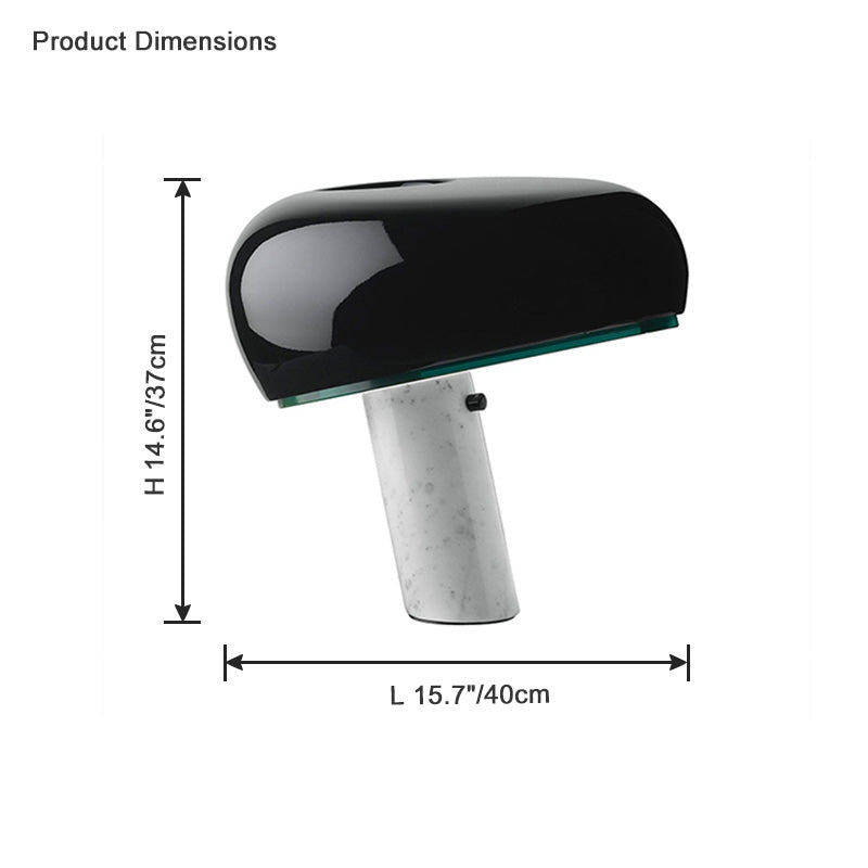 Lámpara de mesa WOMO Scandi con diseño de perro de mármol - WM8029