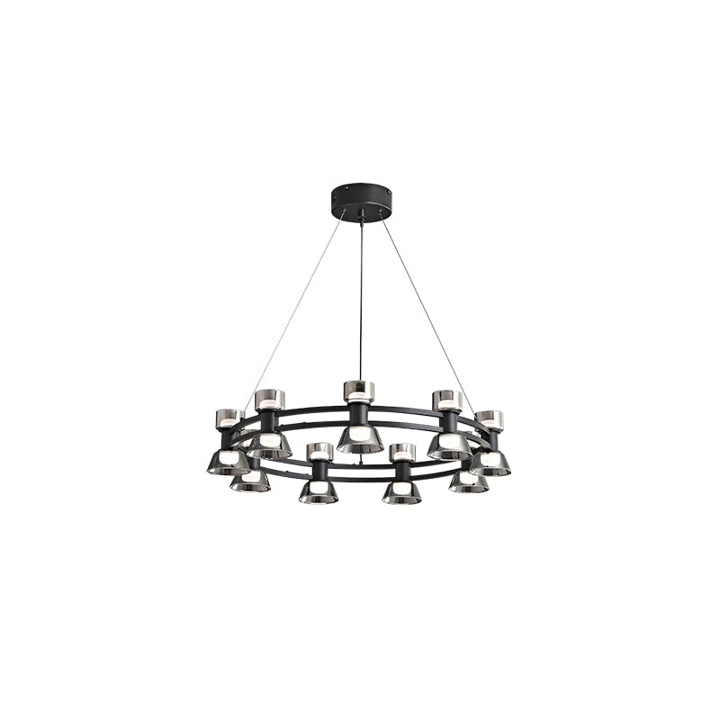 WOMO Hanging Lamps Pillar Candle Round Chandelier-WM2224