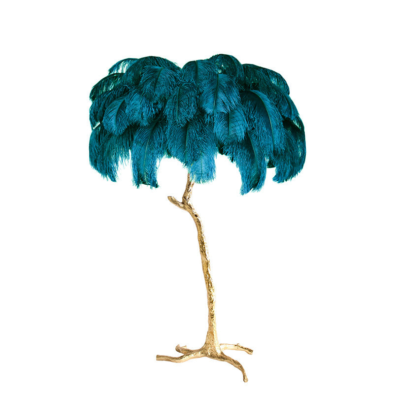 WOMO Lámpara de pie Feather Palm Tree - WM7000