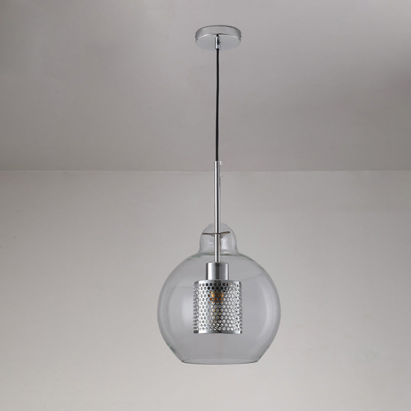 Lámpara colgante redonda/cilíndrica de cristal WOMO elegante - WM2095