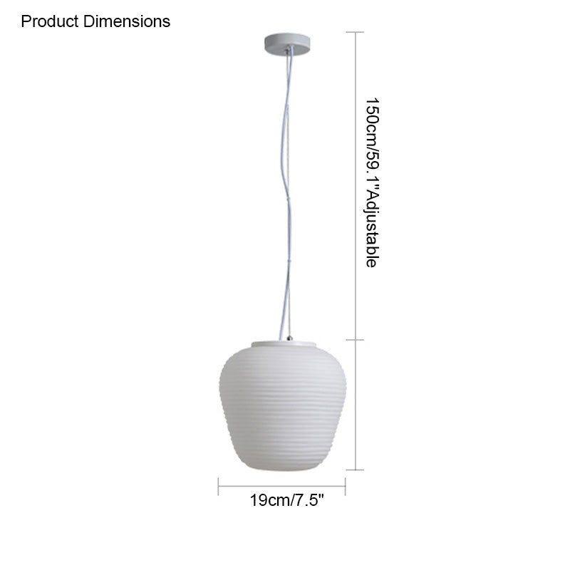 Lámpara colgante WOMO Lantern de vidrio soplado - WM2151