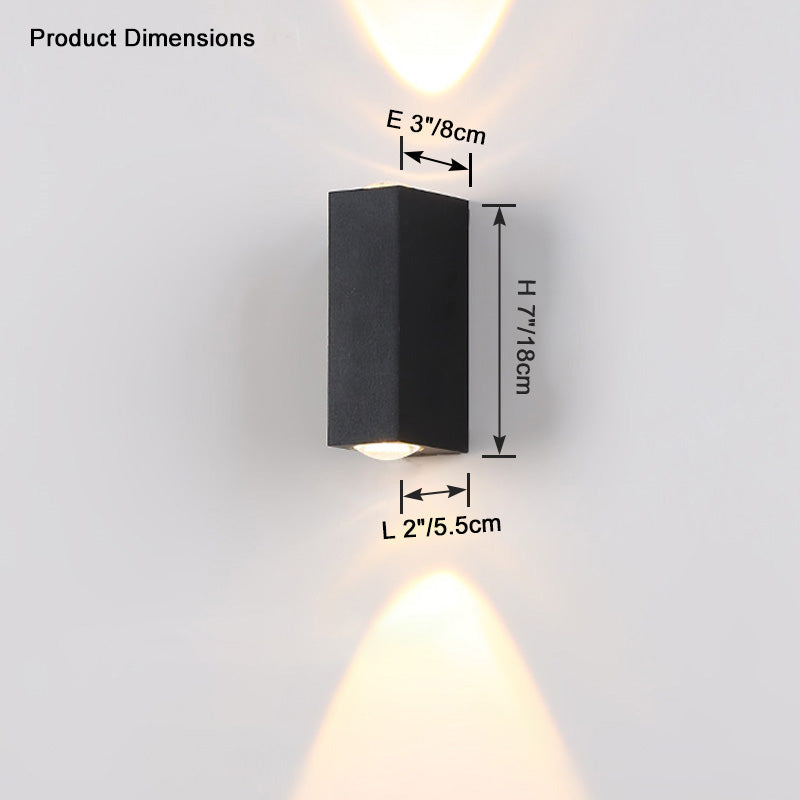 WOMO Aplique de pared para exteriores WM9080