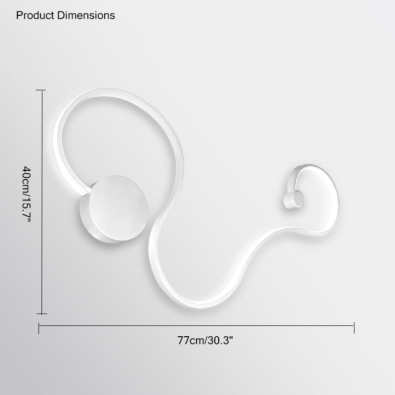 Aplique de pared LED WOMO Long Snake-WM6017