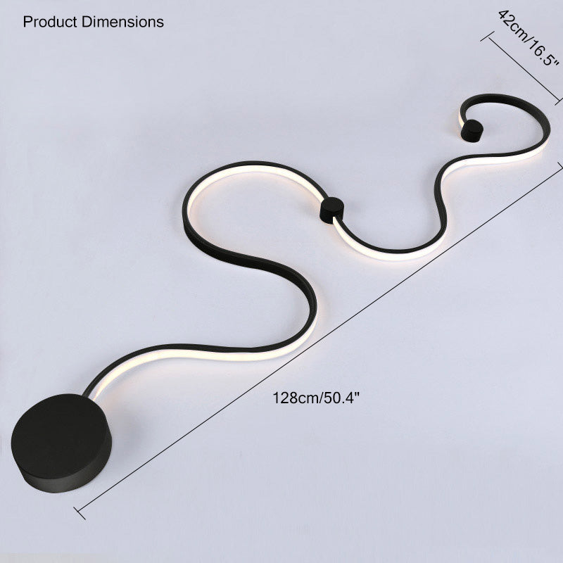 Aplique de pared LED WOMO Long Snake-WM6017