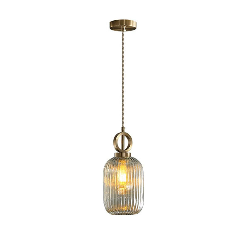 WOMO Lámparas Colgantes de Cristal Acanalado - WM2264