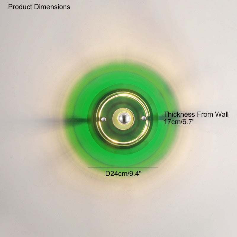 Aplique de pared redondo WOMO - WM6049