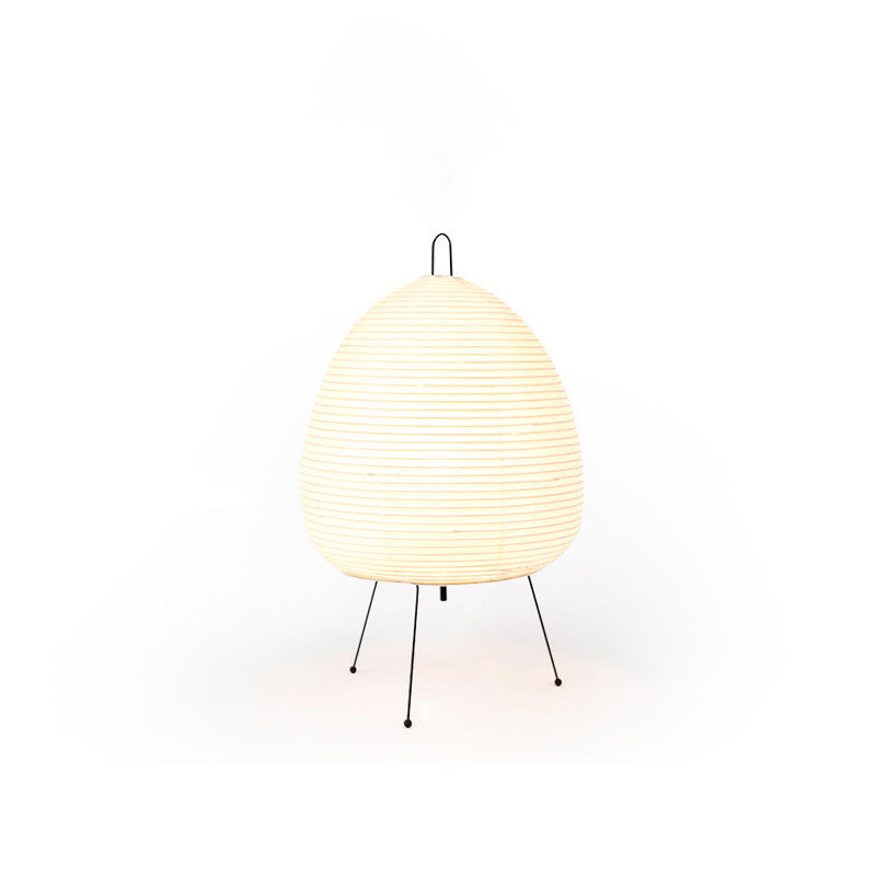Lámpara de mesa tipo farol de papel con trípode japonés WOMO-WM8023