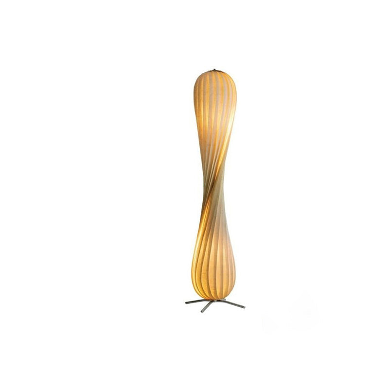 WOMO Lámpara de pie de madera Twisted Tower - WM7044
