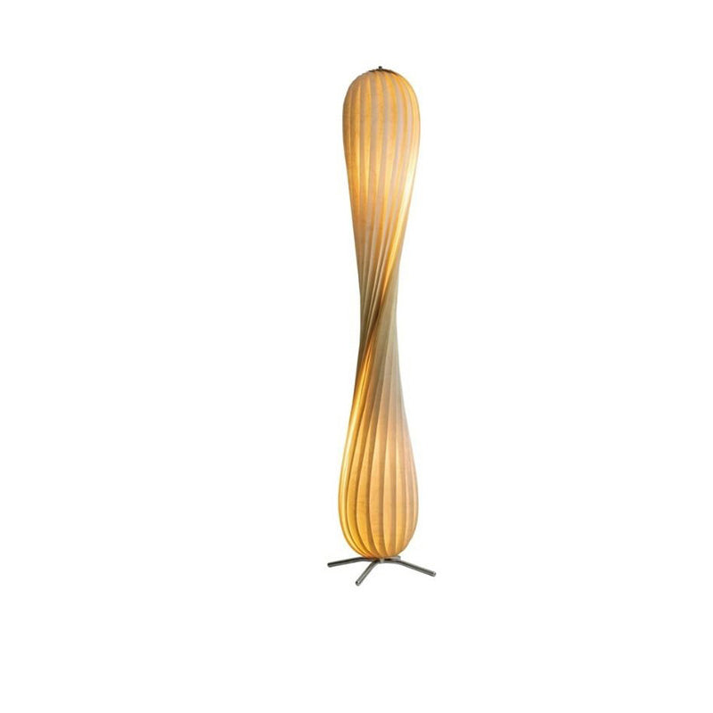 WOMO Lámpara de pie de madera Twisted Tower - WM7044