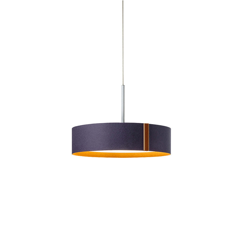 Lámpara colgante WOMO Drum Felt-WM2149