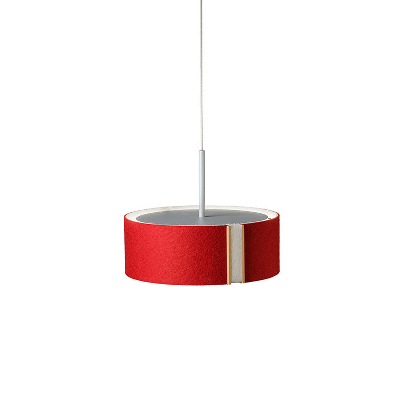 Lámpara colgante WOMO Drum Felt-WM2149