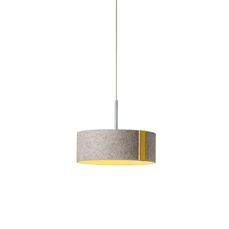 Lámpara colgante WOMO Drum Felt-WM2149