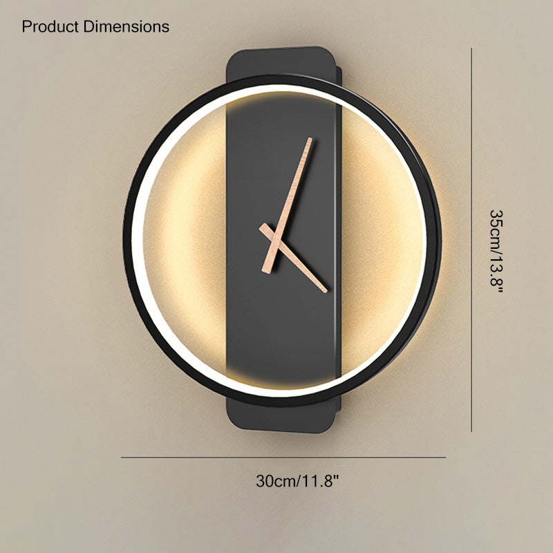 Reloj de pared WOMO con luz LED-WM6012