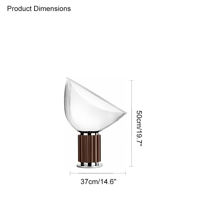 WOMO Lámparas de mesa Grande de Vidrio - WM8019