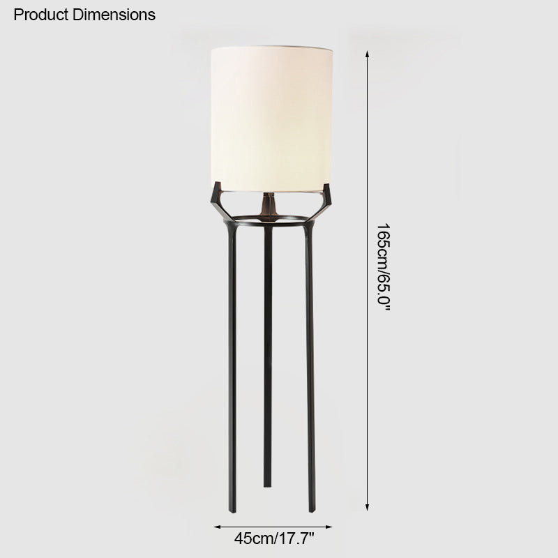 WOMO Lámparas de pie tipo farol de tres patas - WM7041