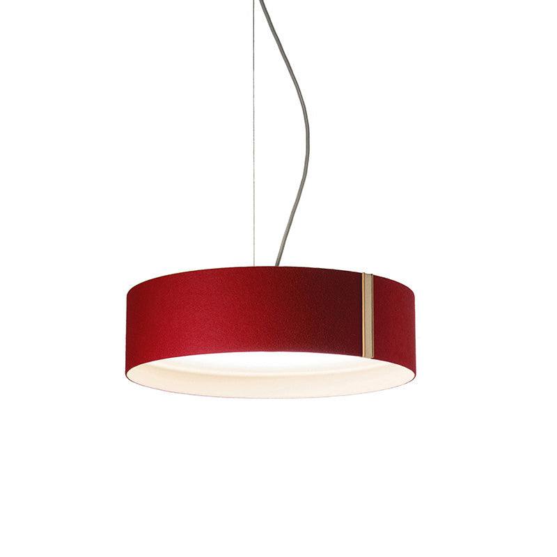 Lámpara colgante WOMO Drum Felt-WM2149