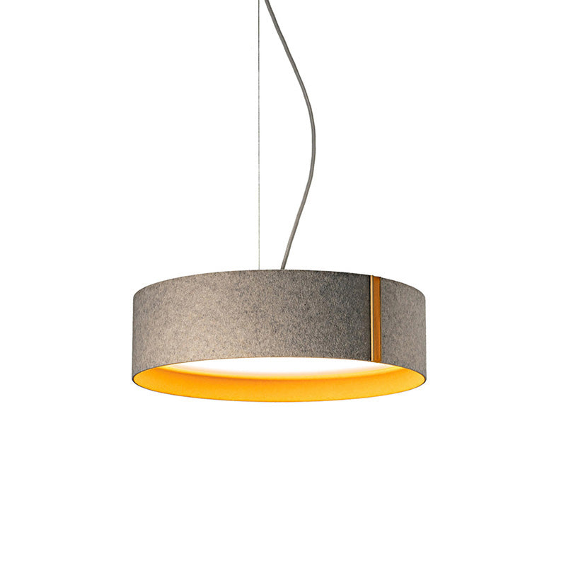 Lámpara colgante WOMO Drum Felt-WM2149
