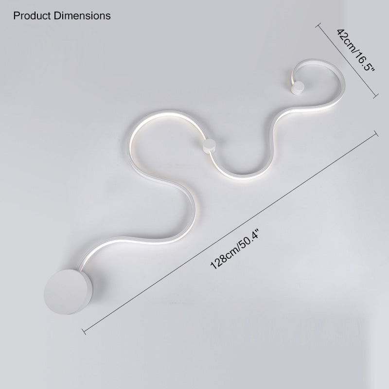 Aplique de pared LED WOMO Long Snake-WM6017