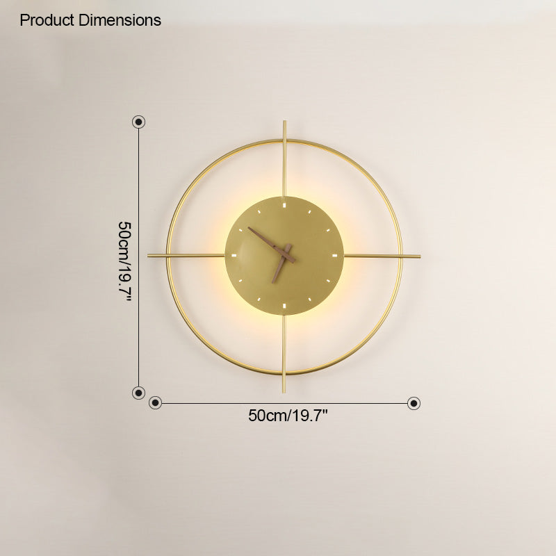 Reloj de pared WOMO con luz LED-WM6085