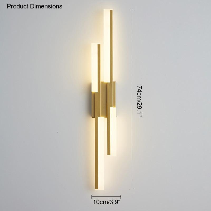 WOMO Double Bar LED Wall Sconce -WM6076
