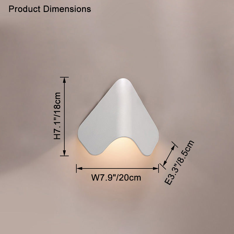 WOMO Aplique de pared triangular para exterior - WM9059