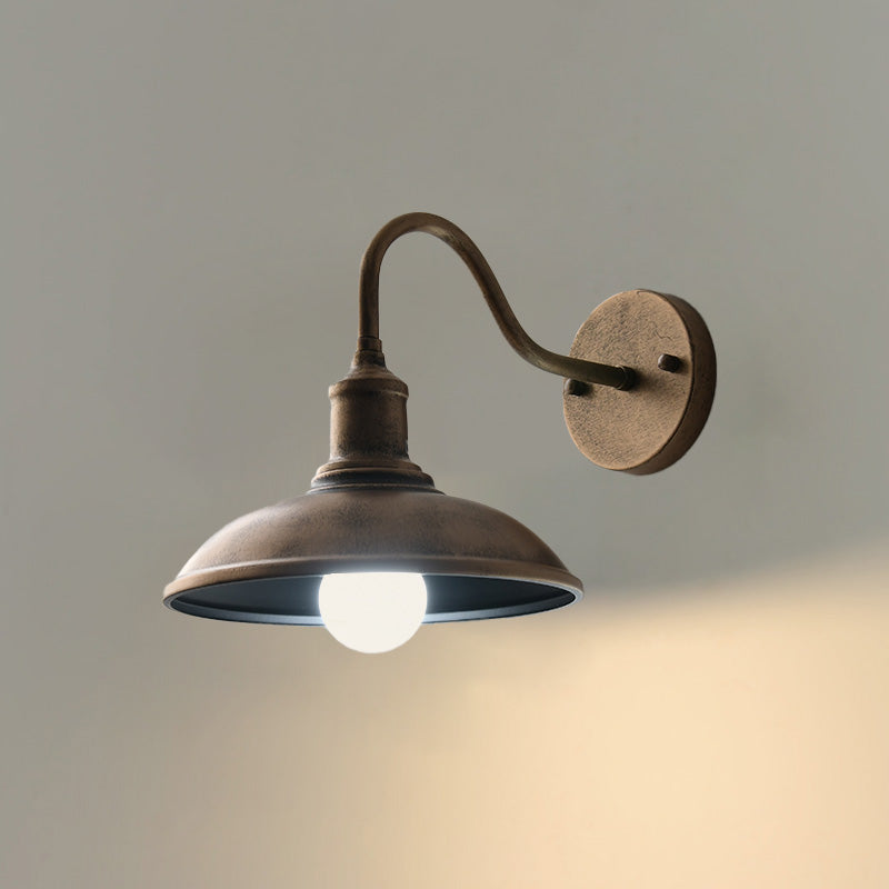 WOMO Lámpara de pared de granero con cuello de cisne - WM9143