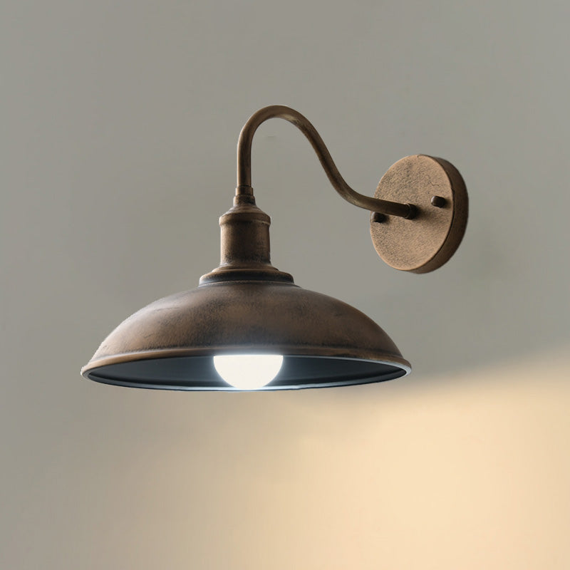 WOMO Lámpara de pared de granero con cuello de cisne - WM9143