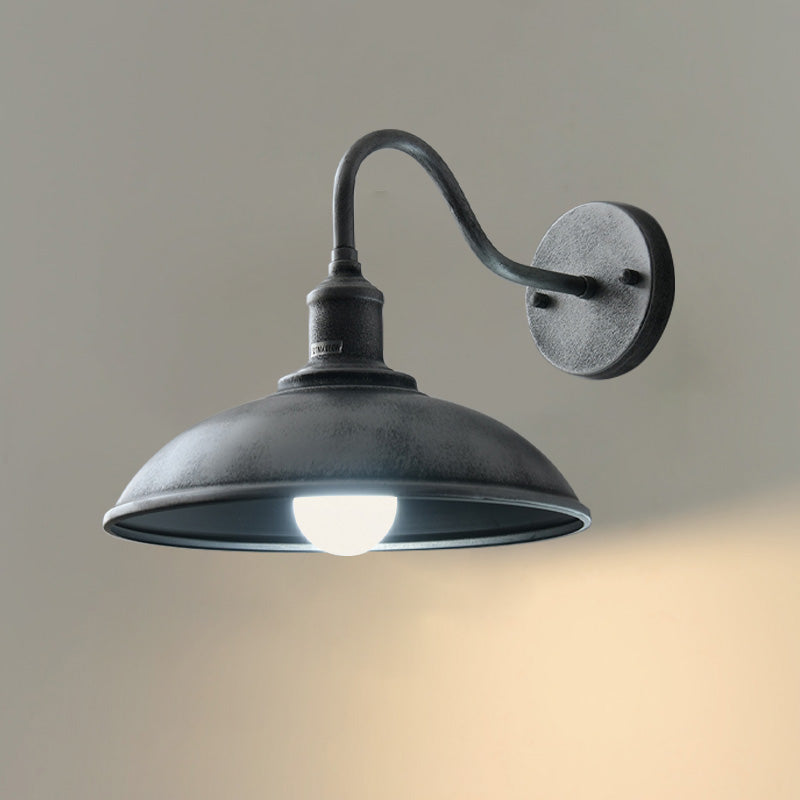WOMO Lámpara de pared de granero con cuello de cisne - WM9143