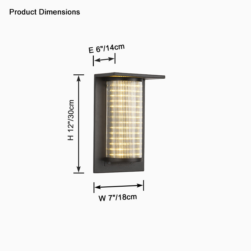 WOMO WM9175 Solar Wall Lamp