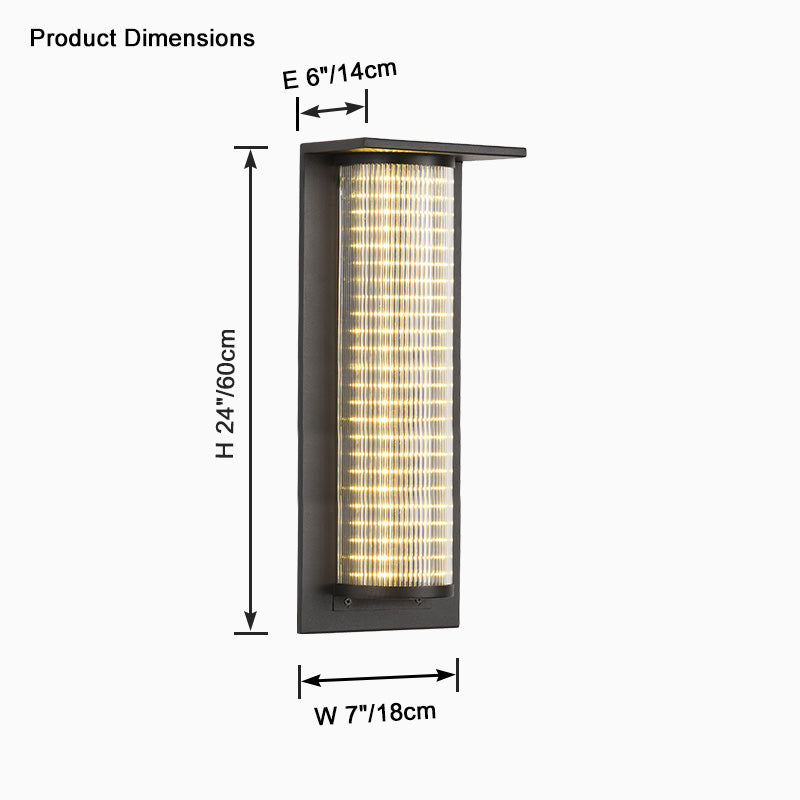 WOMO WM9175 Solar Wall Lamp