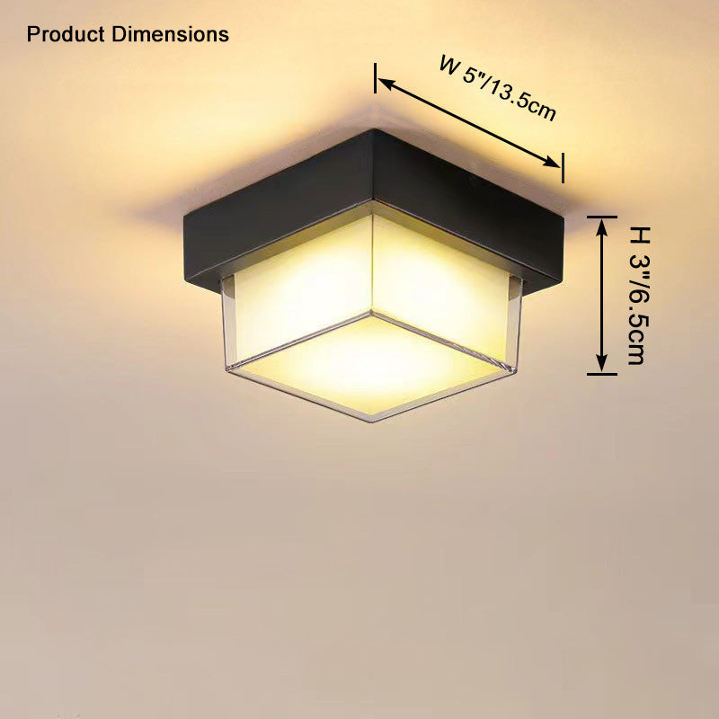 WOMO Square Outdoor Ceiling Light - WM9204
