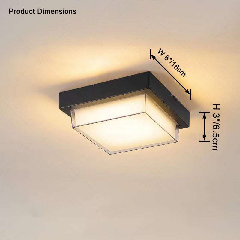 WOMO Square Outdoor Ceiling Light - WM9204