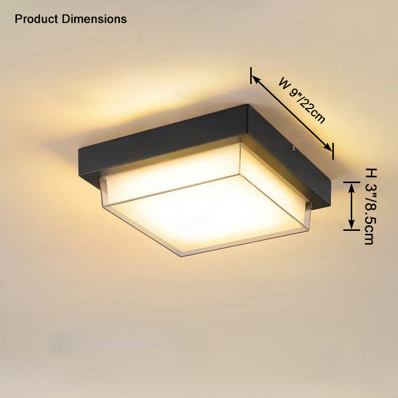 WOMO Square Outdoor Ceiling Light - WM9204