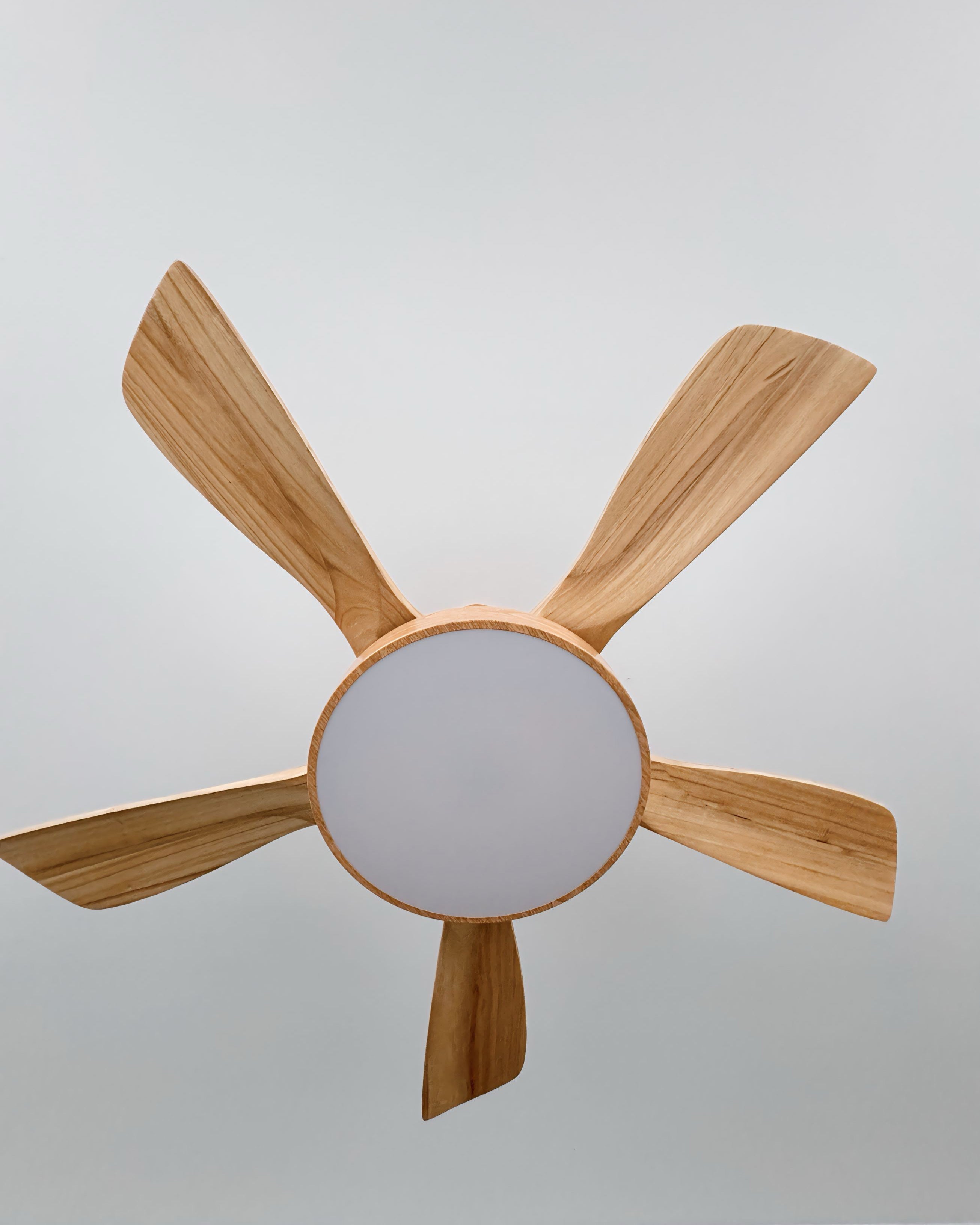 WOMO Ventiladores de techo con luz Reversible Escandinavo - WM5002