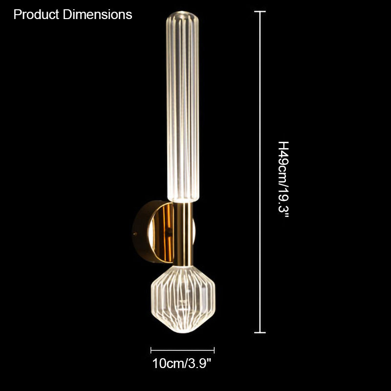 WOMO Lámparas Colgantes de Vidrio Vertical/Horizontal Cypher-WM2153