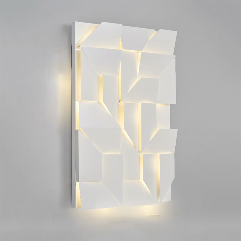 WOMO Rectangular wall light with a sculptural design - WM6020