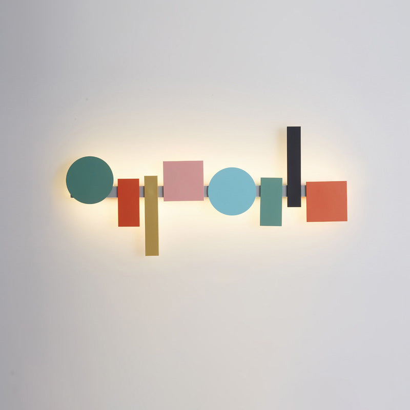 WOMO Colorful Sculptural Art Wall Sconce - WM6080