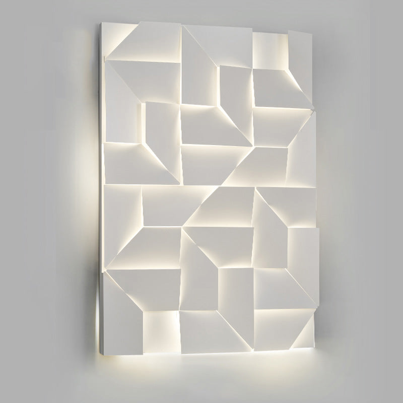 WOMO Rectangular wall light with a sculptural design - WM6020