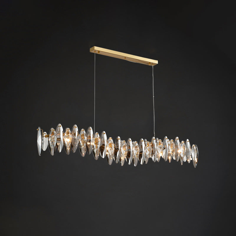 WOMO Pendant Lights Linear Smoked Glass-WM2188