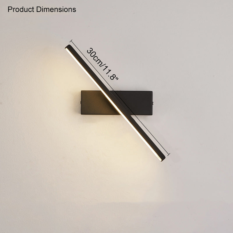 WOMO Aplique de pared LED lineal ajustable WM6001